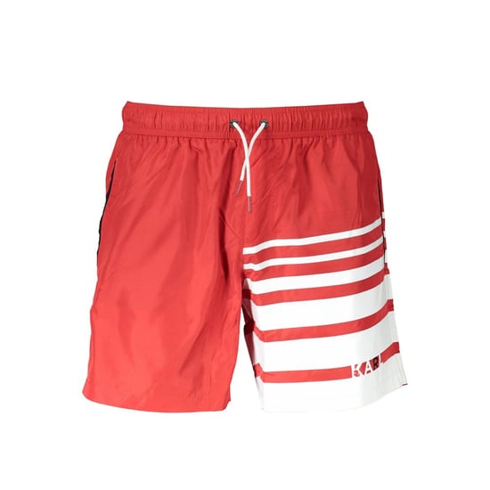 Karl Lagerfeld Rosso Polyester Herren Schwimm-Boxershorts - Image 1