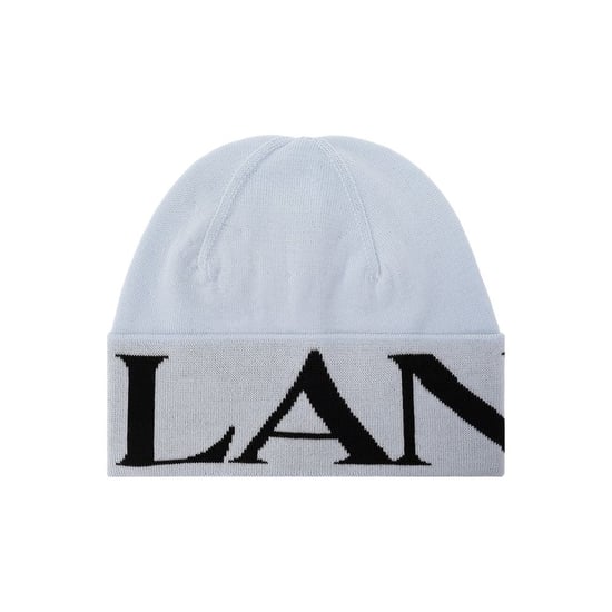 Lanvin Blaue Virgin-Wool-Mütze - Image 1