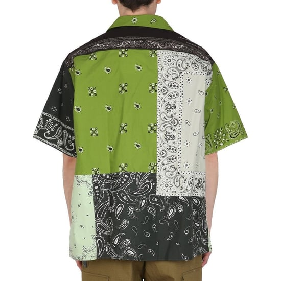 Kenzo Bicolor Baumwollkurzarmhemd - Image 3