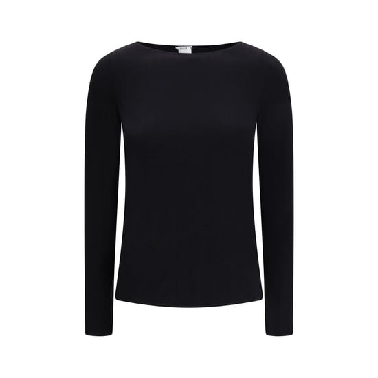 Wolford Schwarzes Modal Langarm-T-Shirt - Image 1