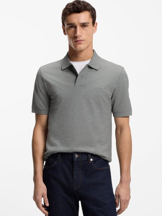 Herren Silber Pallas Polohemd - Image 1