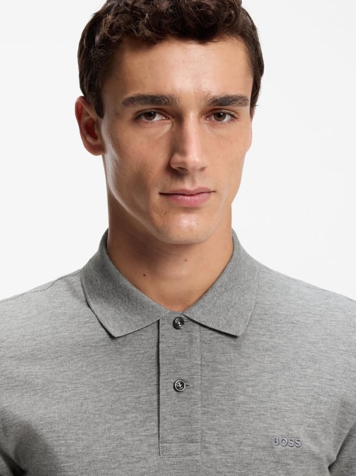Herren Silber Pallas Polohemd - Image 2
