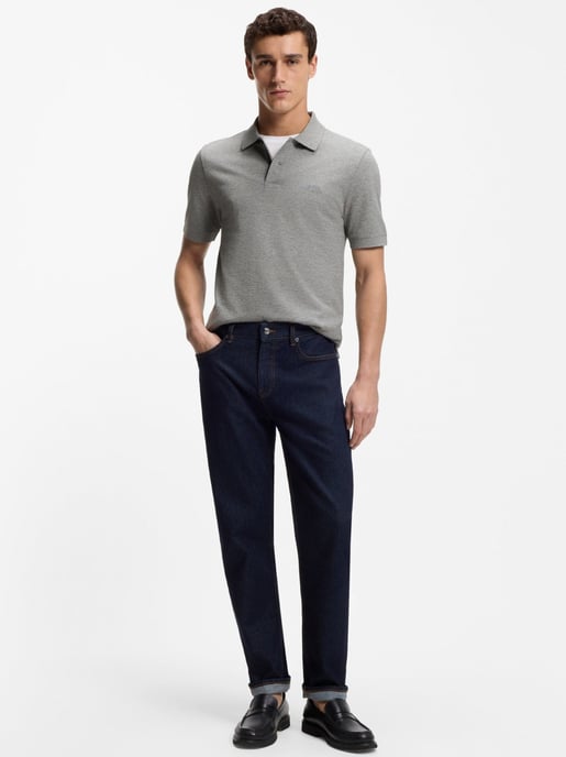 Herren Silber Pallas Polohemd - Image 3