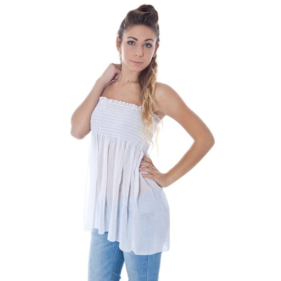 Phard Bianco Polyester Damen Intimtanktop - Image 3