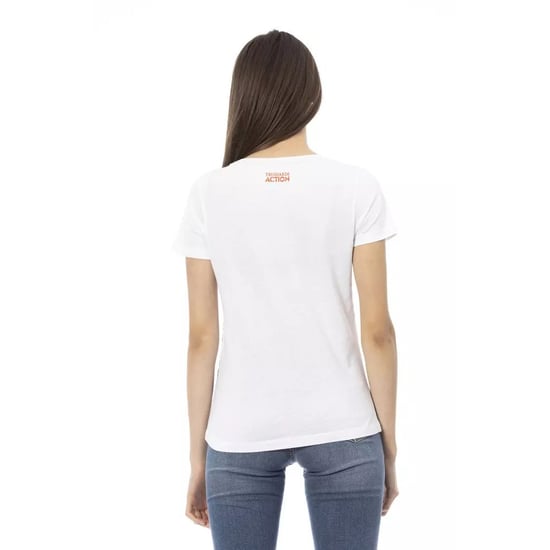 Trussardi Action Weiße Baumwoll-Ärmellose Tops - Image 2