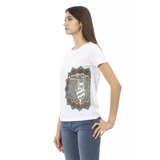 Trussardi Action Weiße Baumwoll-Ärmellose Tops - Image 3
