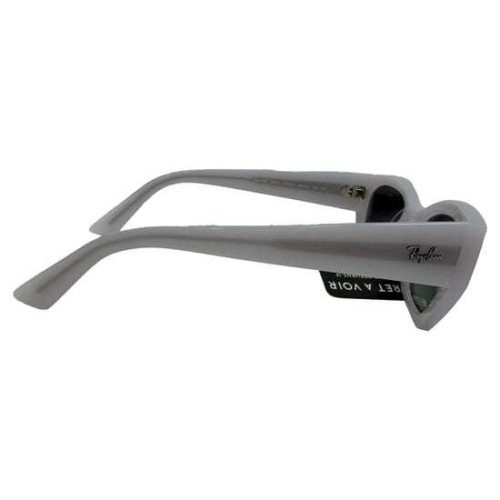 Ray-Ban Zena Katzenaugen-Sonnenbrille aus weißem Acetat - Image 2