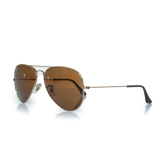 Ray-Ban Aviator-Sonnenbrille in Gold und Braun - Image 2