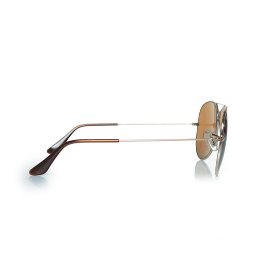 Ray-Ban Aviator-Sonnenbrille in Gold und Braun - Image 3