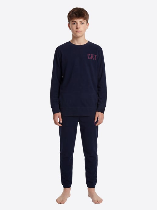 CR7 Cristiano Ronaldo Jungen Pyjama Boys BASIC Long Schlafanzug, Pyjama Set, Nachtwäsche - Image 2