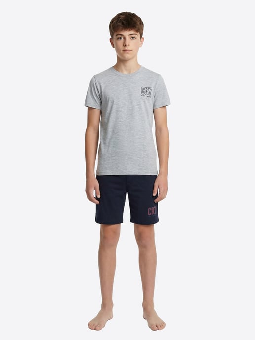 CR7 Cristiano Ronaldo Jungen Pyjama Boys BASIC Short Schlafanzug, Pyjama Set, Nachtwäsche - Image 2