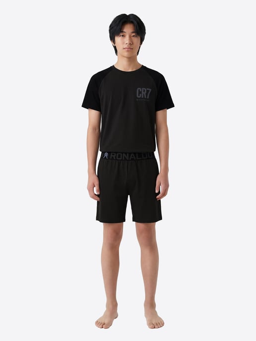 CR7 Cristiano Ronaldo Jungen Pyjama Boys BASIC Short Schlafanzug, Pyjama Set, Nachtwäsche - Image 2