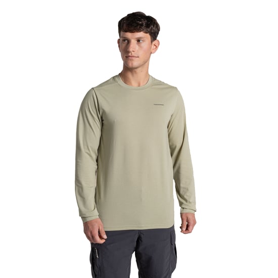 Craghoppers - "Abel" T-Shirt für Herren Langärmlig (Lorbeer-Grün) - Image 3