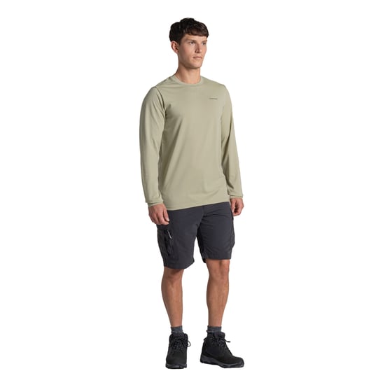 Craghoppers - "Abel" T-Shirt für Herren Langärmlig (Lorbeer-Grün) - Image 4