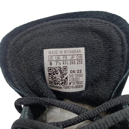 Adidas Handball Spezial Low-Top Sneakers in Black Suede - Image 3