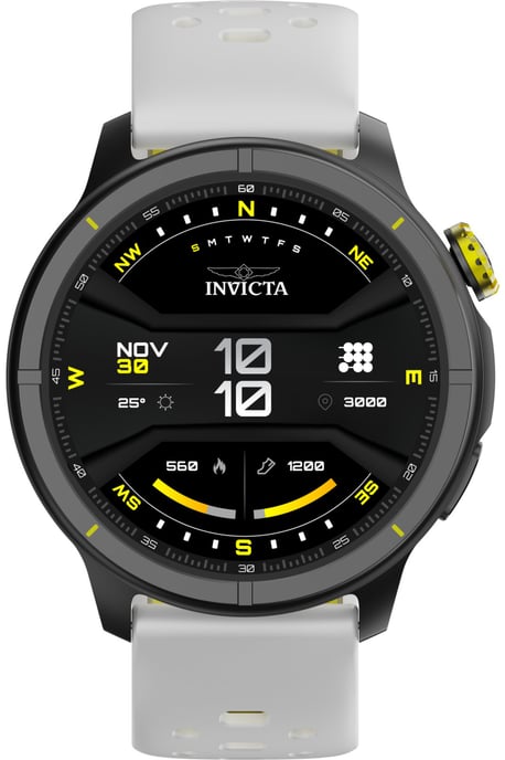 Invicta I-Tech - 2 Pro ITECH-008 Herren Uhr - Smartwatch Bewegung - Edelstahl mit schwarzem Zifferblatt - 46 mm - Image 2