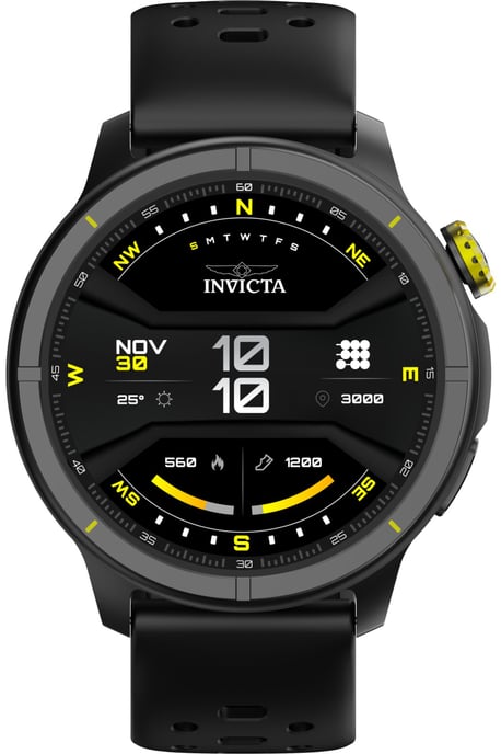 Invicta I-Tech - 2 Pro ITECH-005 Herren Uhr - Smartwatch Bewegung - Edelstahl mit schwarzem Zifferblatt - 46 mm - Image 2