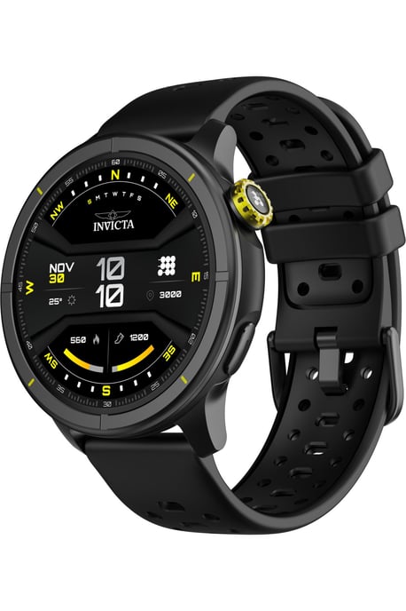 Invicta I-Tech - 2 Pro ITECH-005 Herren Uhr - Smartwatch Bewegung - Edelstahl mit schwarzem Zifferblatt - 46 mm - Image 3