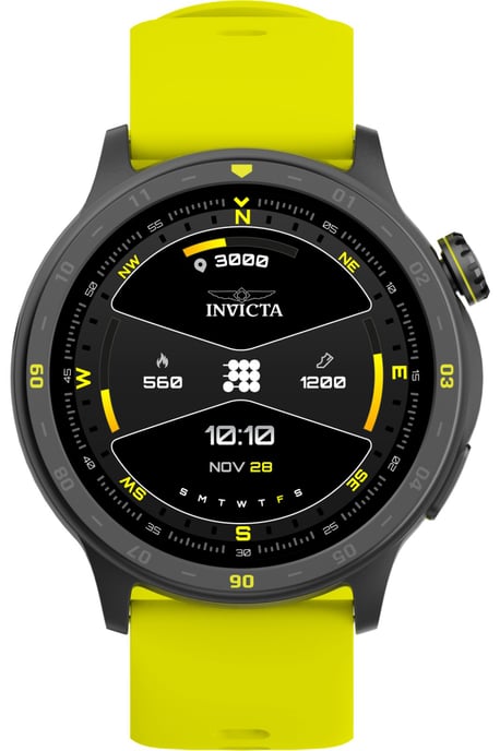 Invicta I-Tech 2 ITECH-002 Herren Uhr - Smartwatch Bewegung - Edelstahl mit schwarzem Zifferblatt - 45 mm - Image 2