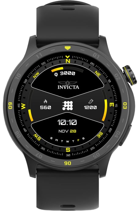 Invicta I-Tech 2 ITECH-001 Herren Uhr - Smartwatch Bewegung - Edelstahl mit schwarzem Zifferblatt - 45 mm - Image 2