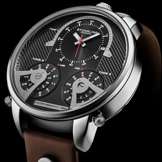 Montre Stührling Global GMT 4052 à quartz japonais 52 mm - Image 2