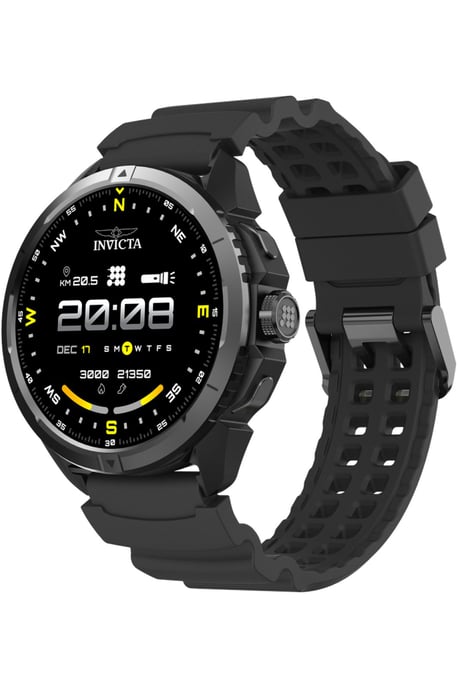 Invicta I-Tech ITECH-009 Herren Uhr - Smartwatch Bewegung - Edelstahl mit schwarzem Zifferblatt - 47 mm - Image 3