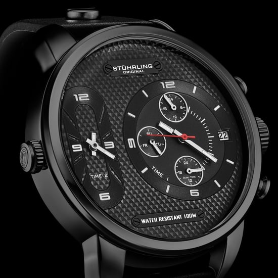 Montre Stührling Global GMT 4052 à quartz japonais 52 mm - Image 2