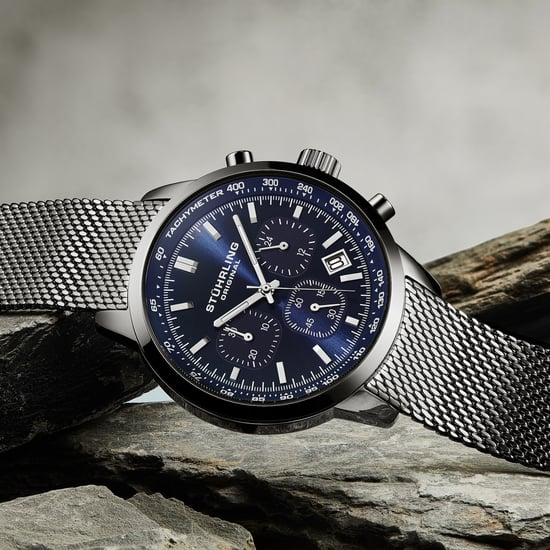 Stührling Chronoport 4082 pour homme, 44 mm - Image 2