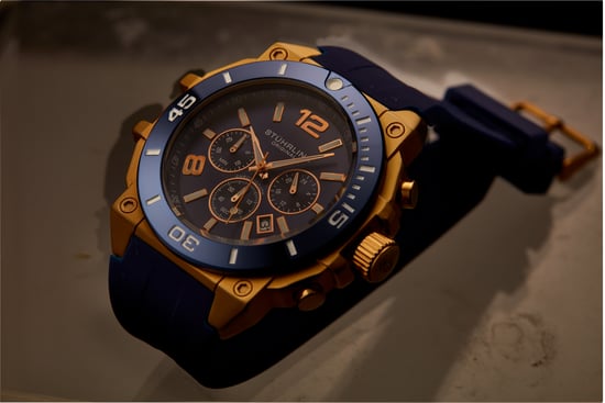 Chronographe à quartz japonais Stührling Spectra 4054 50 mm - Image 3