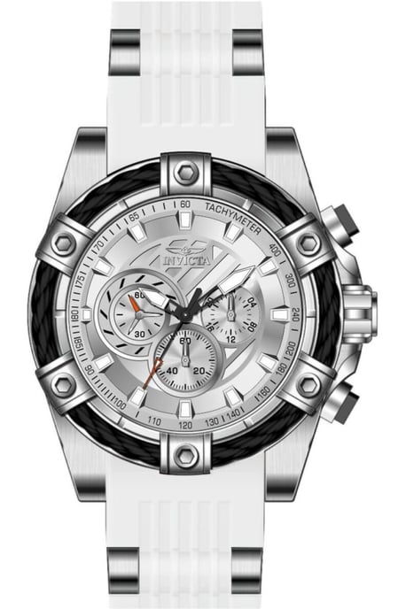 Invicta Bolt 50601 Herren Uhr - Quartz Bewegung - Edelstahl mit Silbernem Zifferblatt - 52 mm - Image 1