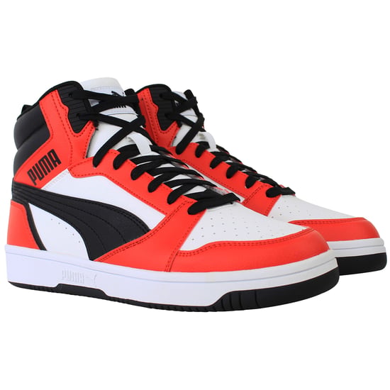 Puma Rebound v6 Herren Weiß/Rot Sneakers - Image 2