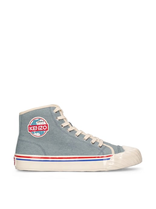 Kenzoschool Logo High-Top Sneakers - Image 1
