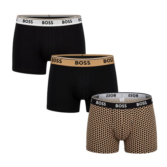 3er-Pack Herren Baumwoll-Boxershorts mit Elastik und Logo 50531701 - Image 1