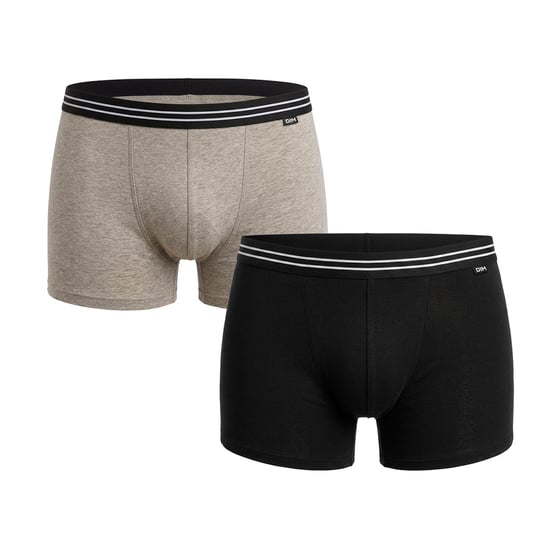Packung mit 2 Herren Baumwoll-Elastic-Boxershorts D6578 - Image 1