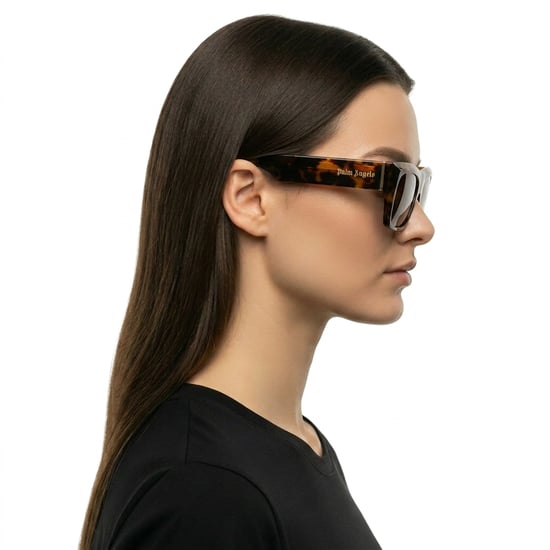 Damen Übergroße Rechteckige Sonnenbrille PERI052S24PLA0016064 - Image 6