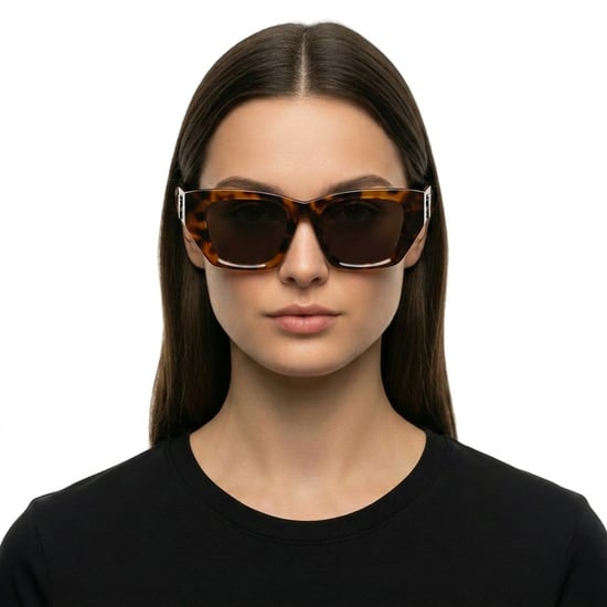 Damen Quadratische Katzenaugen-Sonnenbrille PERI034F23PLA0016007 - Image 3