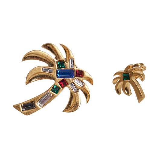 Damenohrringe mit Palmenbaumdesign und Steinen PWOD026R24MAT0017684 - Image 3