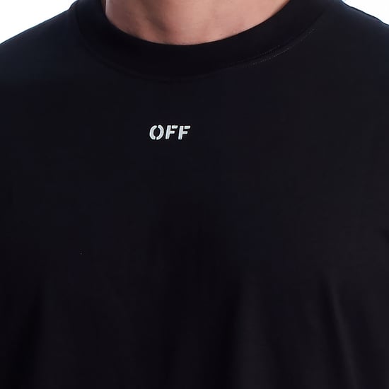 Herren Kurzarm-T-Shirt Scribble Diags 44MAA120G5J00E1001 - Image 2