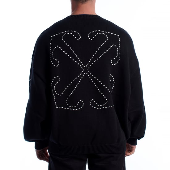 Stich Arr Diags Strickcrew Herrensweater OMHE191C99KNI0011061 - Image 3