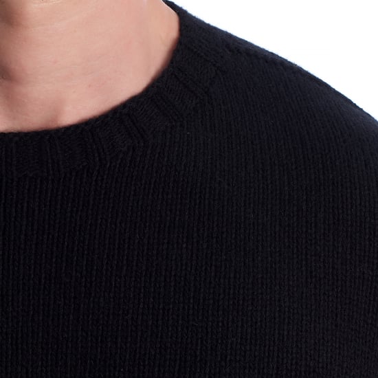 Herren Wollpullover mit gesticktem Logo PMHE027C99KNI001 - Image 2