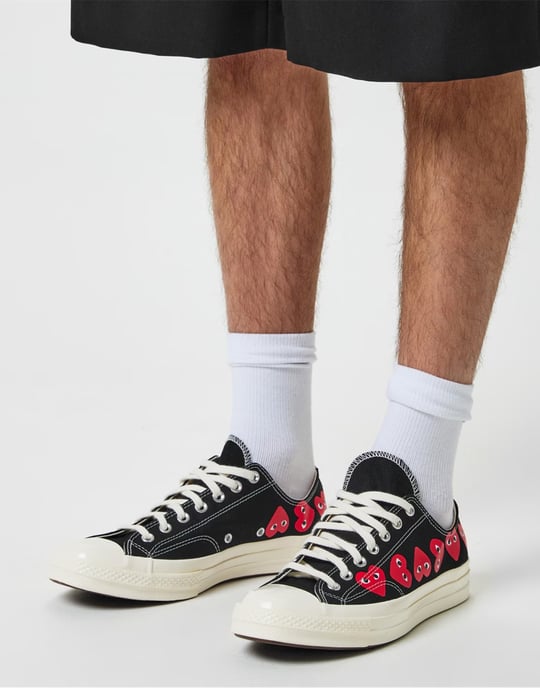 Comme des Garçons PLAY x Converse Chuck 70 OX Sneakers - Image 6