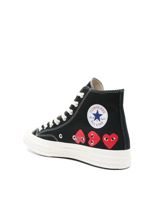 Comme des Garçons PLAY x Converse Chuck 70 Hi Sneakers - Image 3