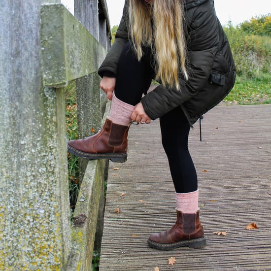 2 Paar Damen Thermo Stiefel Socken | Voll gepolsterte warme Wollmischung Wandersocken - Image 5
