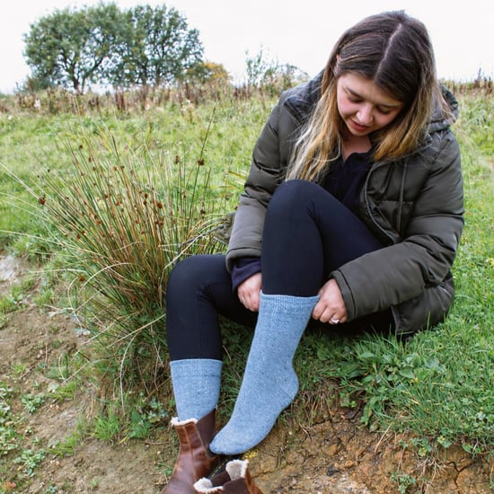 2 Paar Damen Thermo-Stiefelsocken | Voll gepolsterte warm gehaltene Wollmischung Wandersocken - Image 5