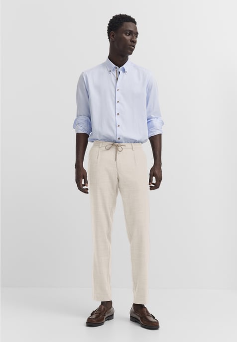 Bugatti Herren Bundfaltenhose mit Stretch und easy-care Funktion - Image 3