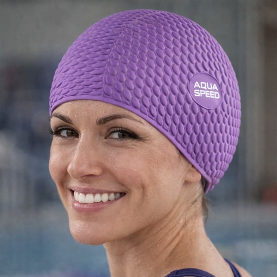 Damen Bombastische Schwimmhaube | Lange Haare Weiche Latex Bequeme Passform Haube - Image 3