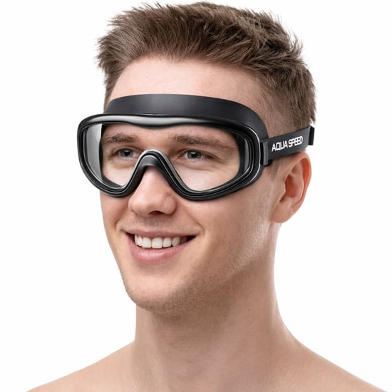 Herren Damen Weitwinkel Anti-Beschlag UV-Schutz Schwimmbrille - Image 3