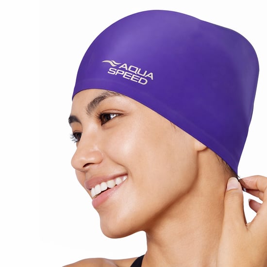 Damen Langhaar Schwimmhaube | Extra Platz Weiche Silikon Bequeme Passform Schwimmhaube - Image 3