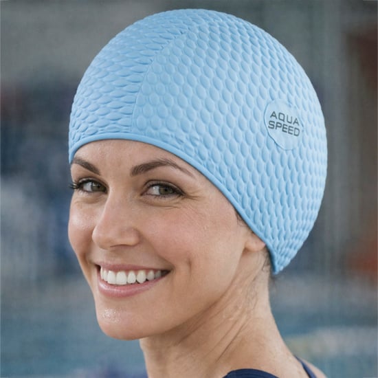 Damen Bombastische Badekappe | Lange Haare Weiche Latex Bequeme Passform Kappe - Image 3