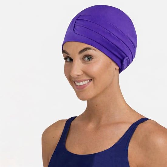 Damen Bequeme Stoff-Schwimmhaube | Turban-Stil Leichte Schwimmhaube - Image 3